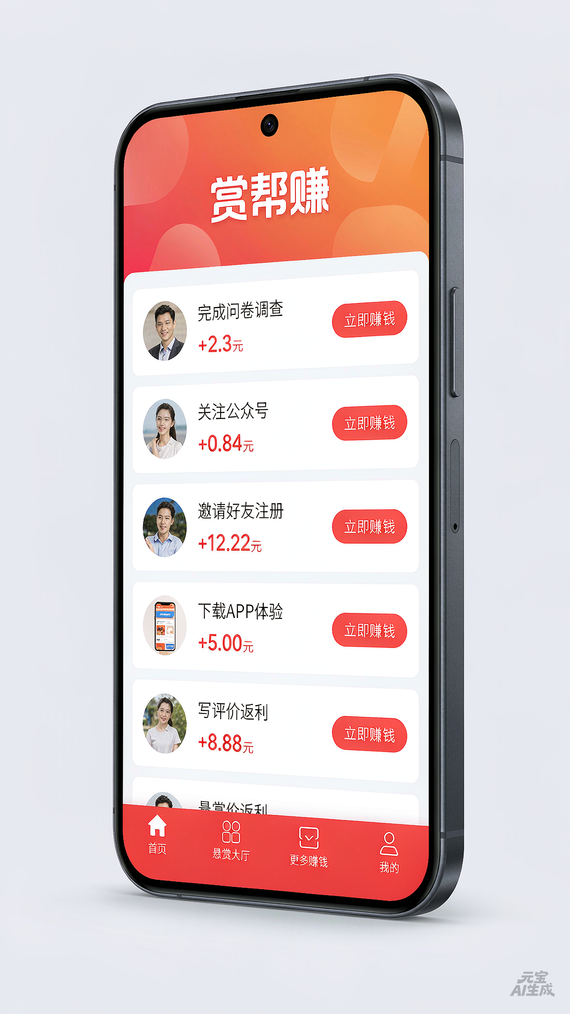赏帮赚APP主视觉